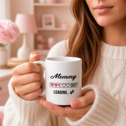 Daddy Loading 2027 Mug – Personalized Coffee Cup Gift