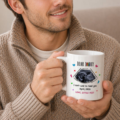 Personalized Daddy Mug – Custom Photo Coffee Mug Gift for Dad