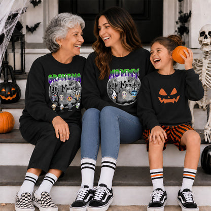 Personalized Halloween Family Shirt, Custom Characters & Names T-Shirt, Family Halloween Outfit, Cute Monster Design