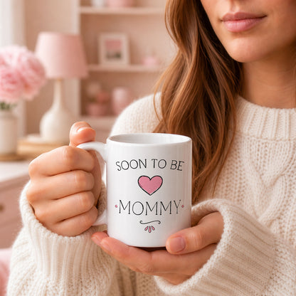 Personalized Mommy Daddy Mug Set – Matching Couple Coffee Mugs for New Parents