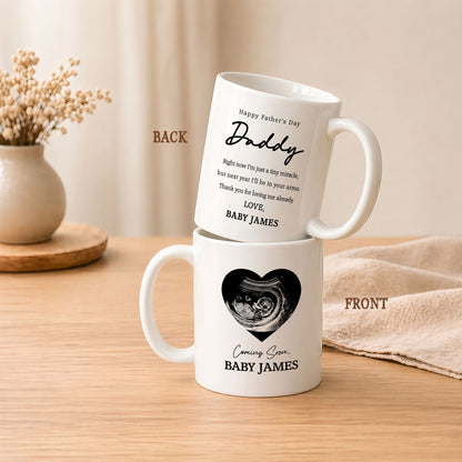 Happy Father’s Day Daddy Mug – Personalized Coffee Cup Gift