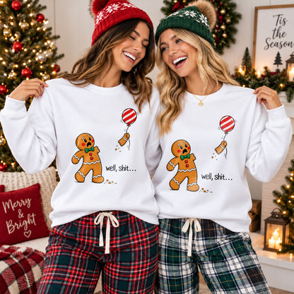 Gingerbread Christmas Sweatshirt, Funny Christmas Shirt Christmas Gift