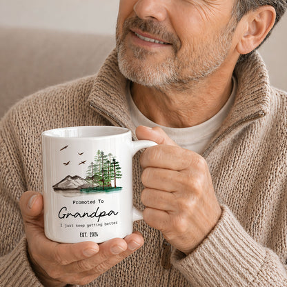 World’s Best Grandma Grandpa Mug Set – Personalized Coffee Cups