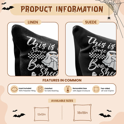 Personalized Halloween Ghost Pillow, This Is Some Boo Sheet Ghost Cushion, Cute Halloween Home Decor, Halloween Gift