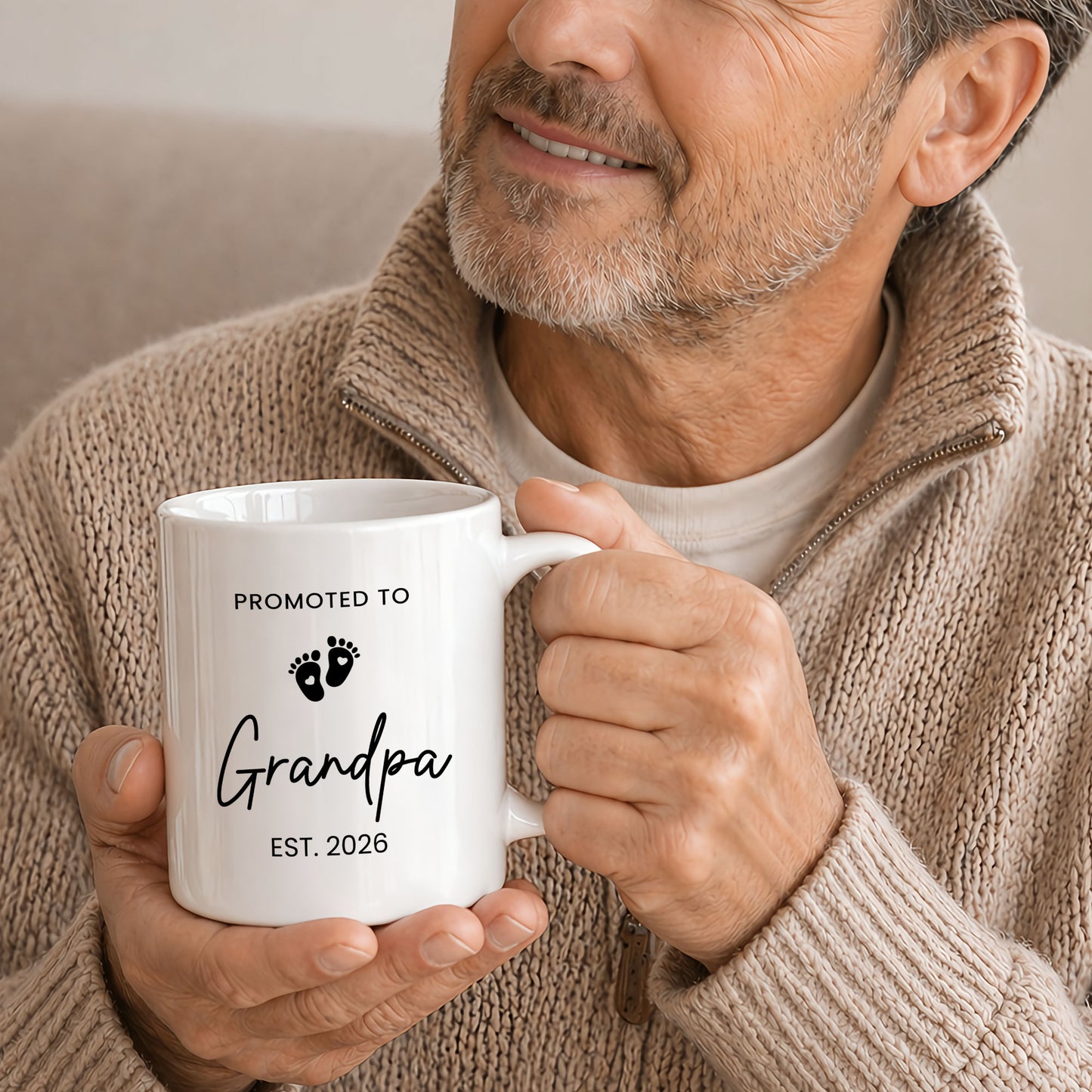Personalized Grandma Grandpa Mug Set – Matching Coffee Mug Gift
