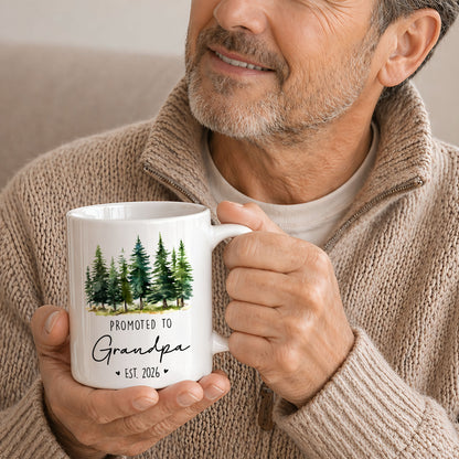 Personalized Grandma Grandpa Mug Set – Matching Coffee Mug Gift