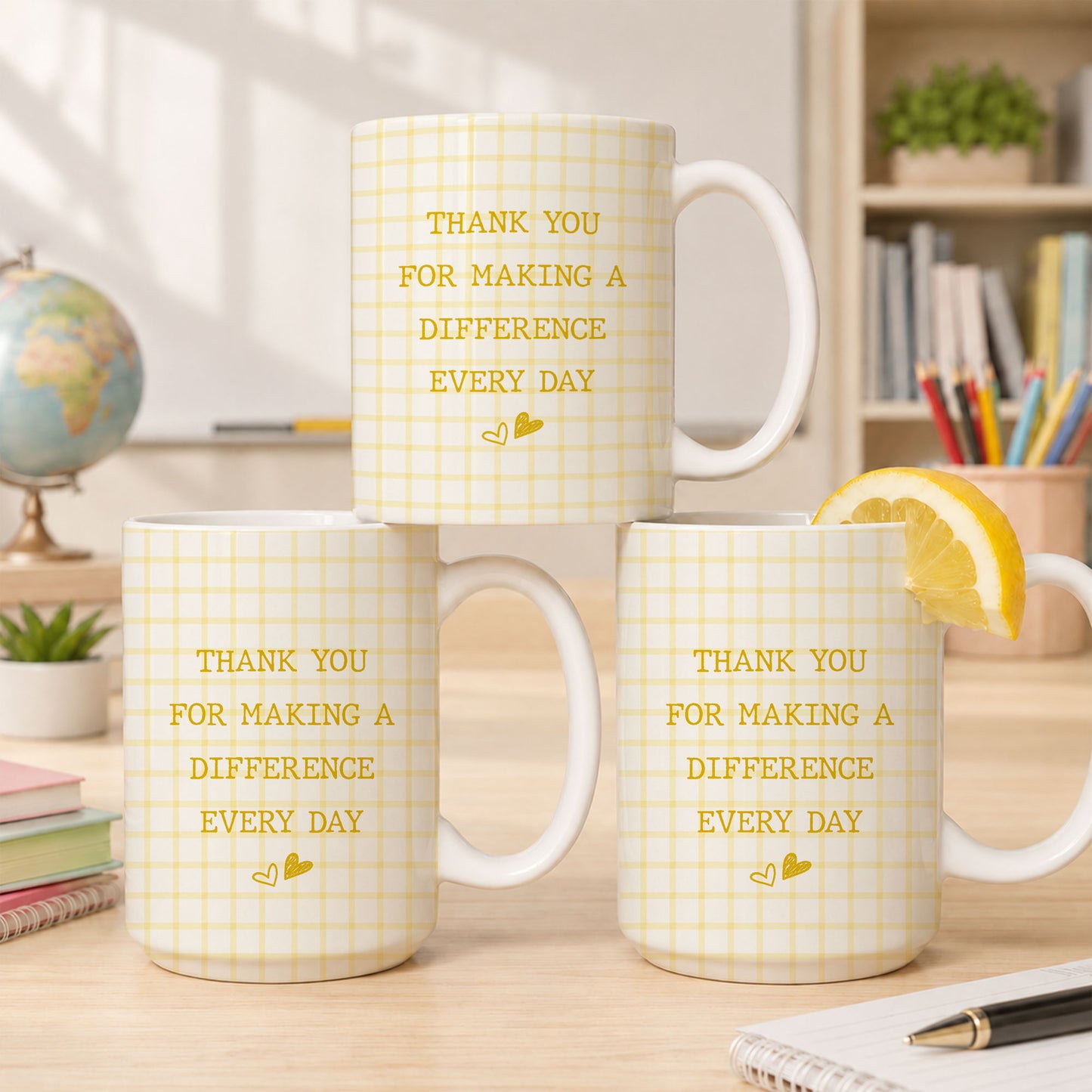 Personalized Teach Love Inspire Teacher Mug with Custom Name, Teacher Appreciation Coffee Mug, Thank You Teacher Gift, Back to School Gift