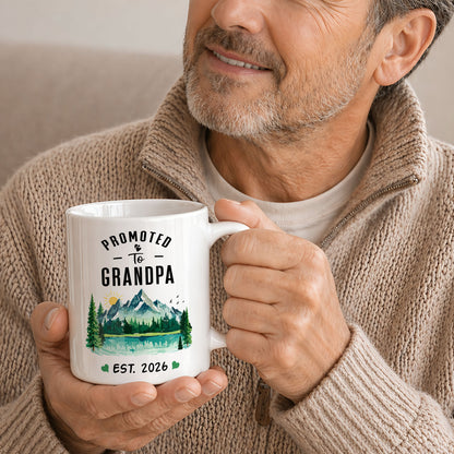 Personalized Grandma Grandpa Mug Set – Matching Coffee Mug Gift