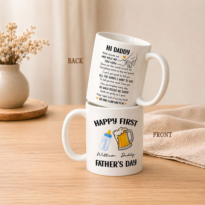 Personalized Daddy Mug – Custom Father’s Day Coffee Mug Gift