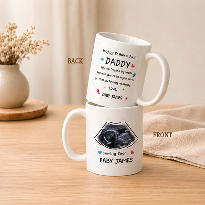 Happy Father’s Day Daddy Mug – Personalized Coffee Cup Gift