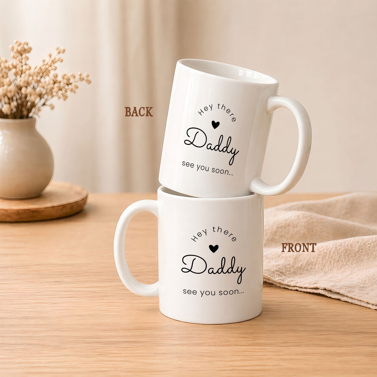 Personalized Daddy Mug – Custom Coffee Mug Gift for Dad