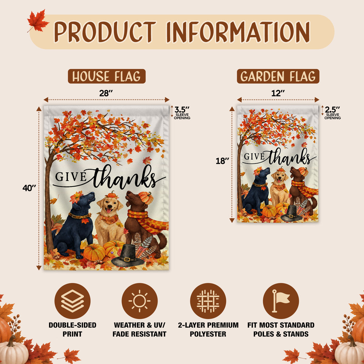 Hello Fall Garden Flag, Welcome Truck Happy Fall Ya'll Floral Pumpkin Outdoor Decor Gift For Family