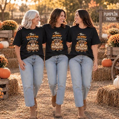 Personalized Grandma Sweatshirt, Custom Grandma Highland Cow with Grandkids Names Gift For Family