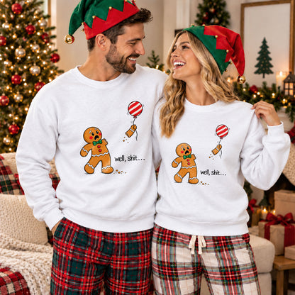 Gingerbread Christmas Sweatshirt, Funny Christmas Shirt Christmas Gift