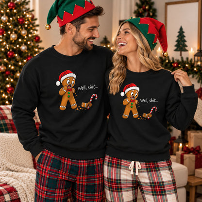 Gingerbread Christmas Sweatshirt, Funny Christmas Shirt Christmas Gift