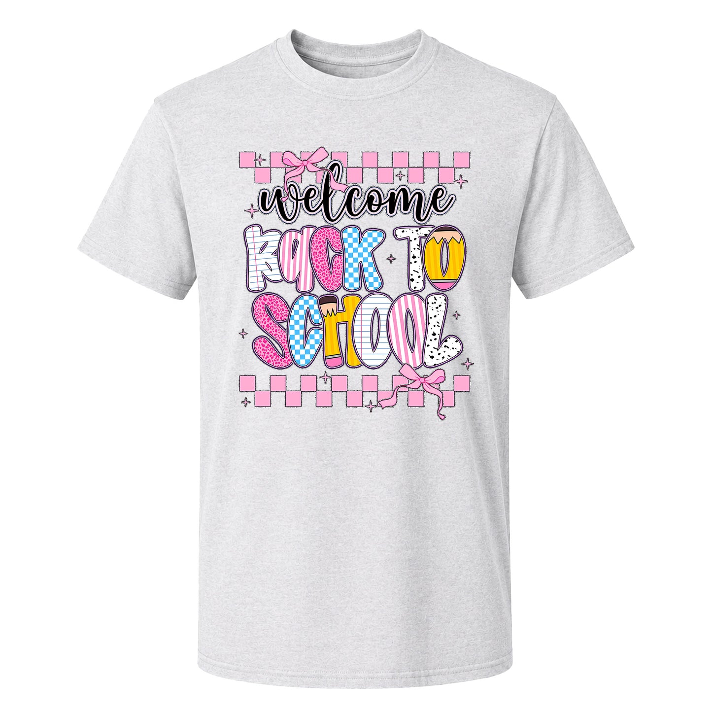 Personalized Welcome Back to School Teacher Student Shirt, Custom Name Back to School T-Shirt, First Day of School Gift Tee
