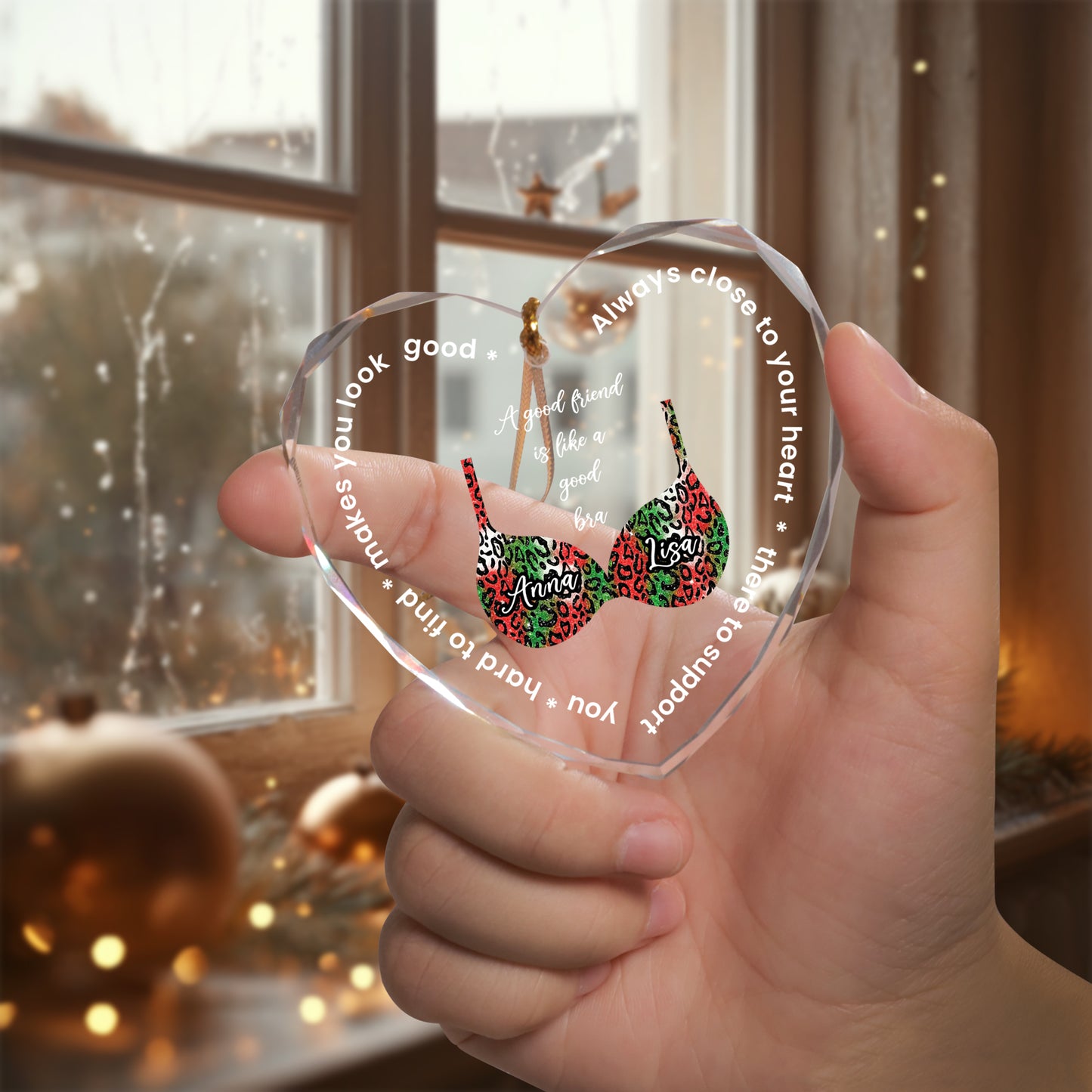 Personalized Christmas Ornaments For Friends Birthday Anniversary Or Holiday