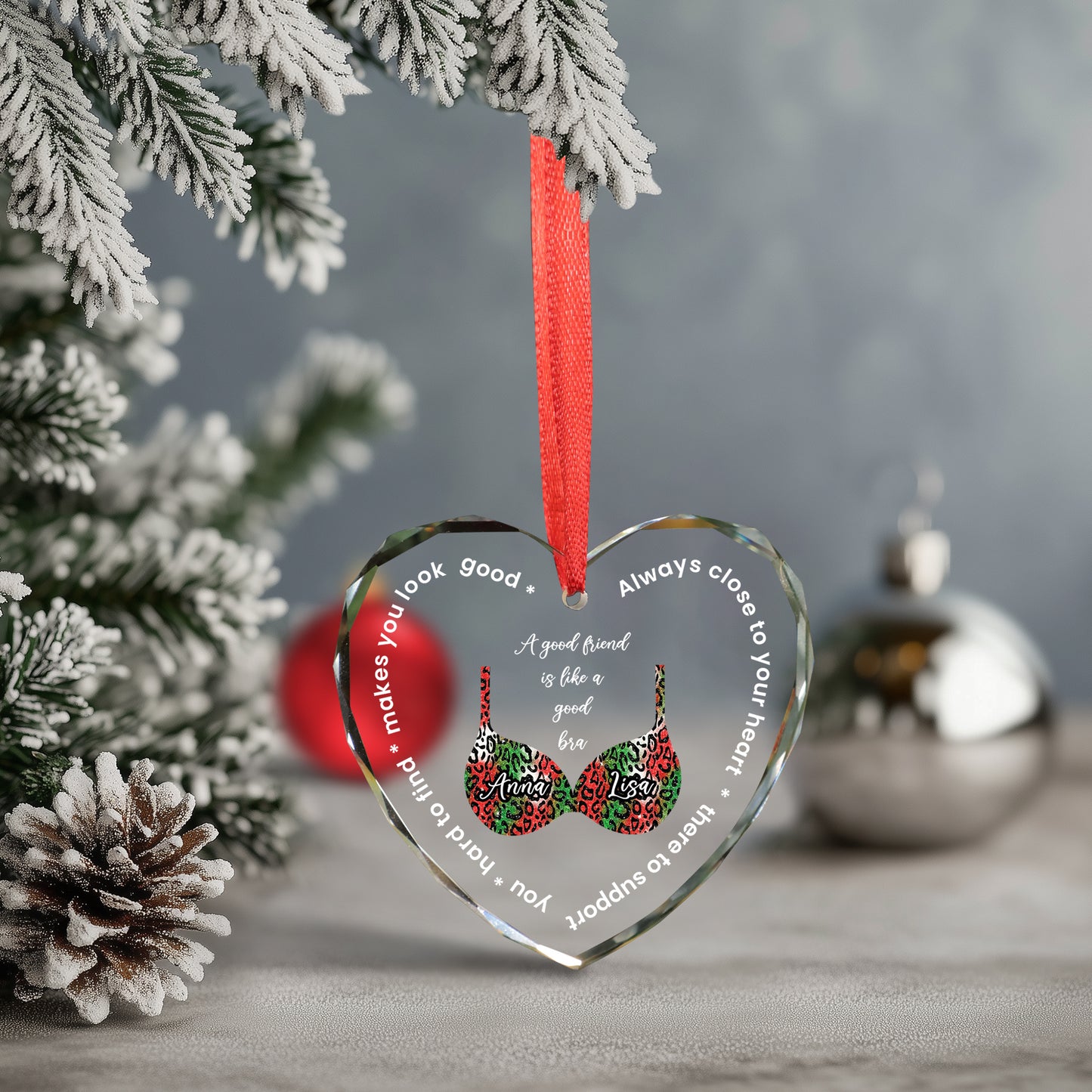 Personalized Christmas Ornaments For Friends Birthday Anniversary Or Holiday