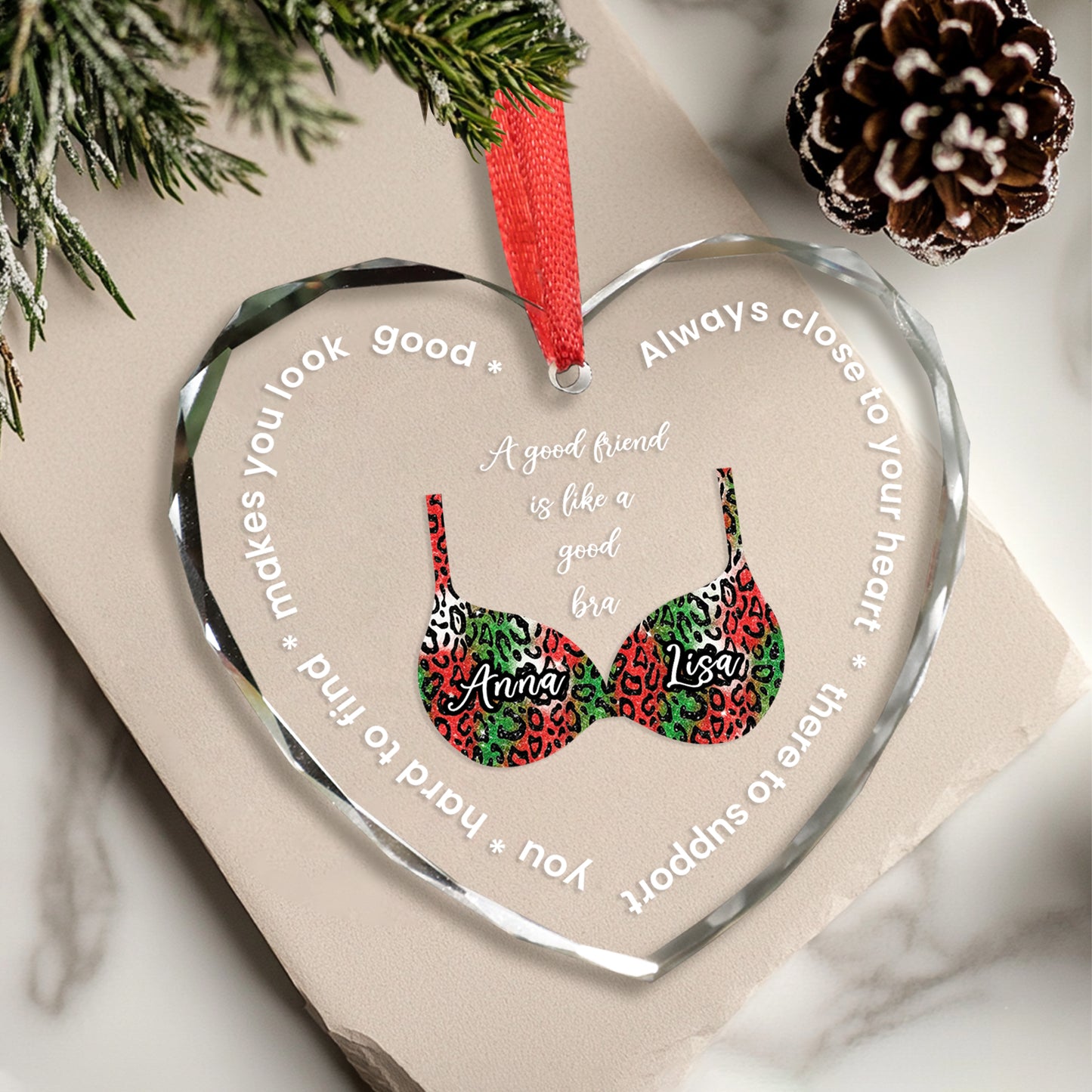 Personalized Christmas Ornaments For Friends Birthday Anniversary Or Holiday
