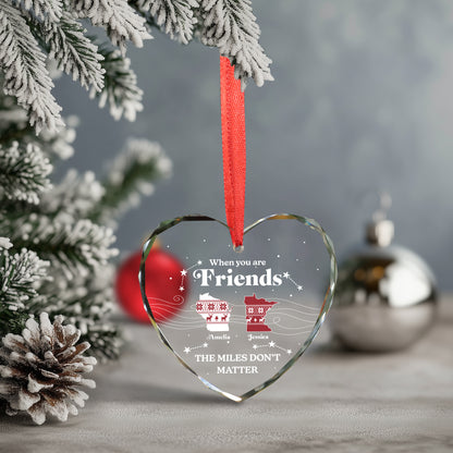Personalized Christmas Ornament For Friends, Custom Friendship Ornaments For Women Or Men