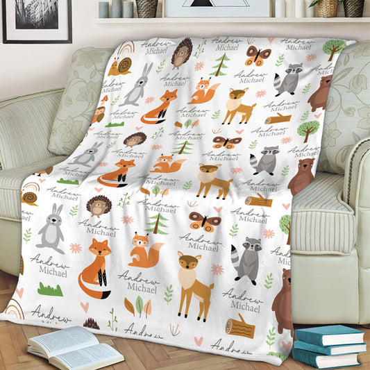 Personalized Baby Blankets For Kids, Merry Christmas Fleece Blanket