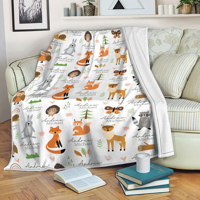 Personalized Baby Blankets For Kids, Merry Christmas Fleece Blanket