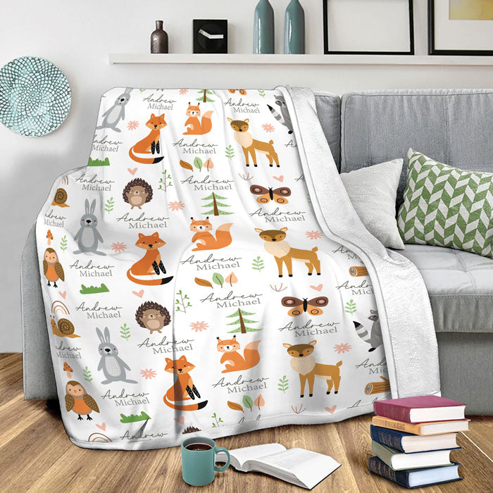 Personalized Baby Blankets For Kids, Merry Christmas Fleece Blanket