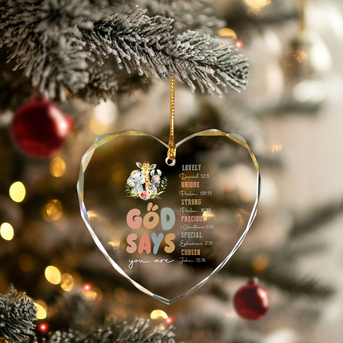 Jesus Ornament For Women Men Or Loved Ones, Religious Gifts For Birthday Or Holiday