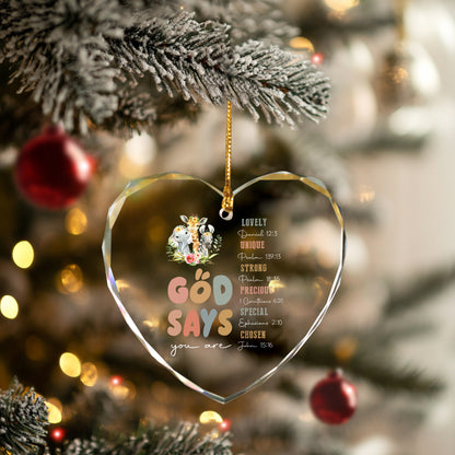 Jesus Ornament For Women Men Or Loved Ones, Religious Gifts For Birthday Or Holiday