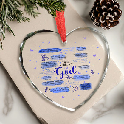 Christian Ornaments For Christmas Tree, Jesus Ornament For Holiday Or Anniversary