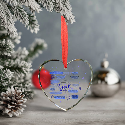 Christian Ornaments For Christmas Tree, Jesus Ornament For Holiday Or Anniversary