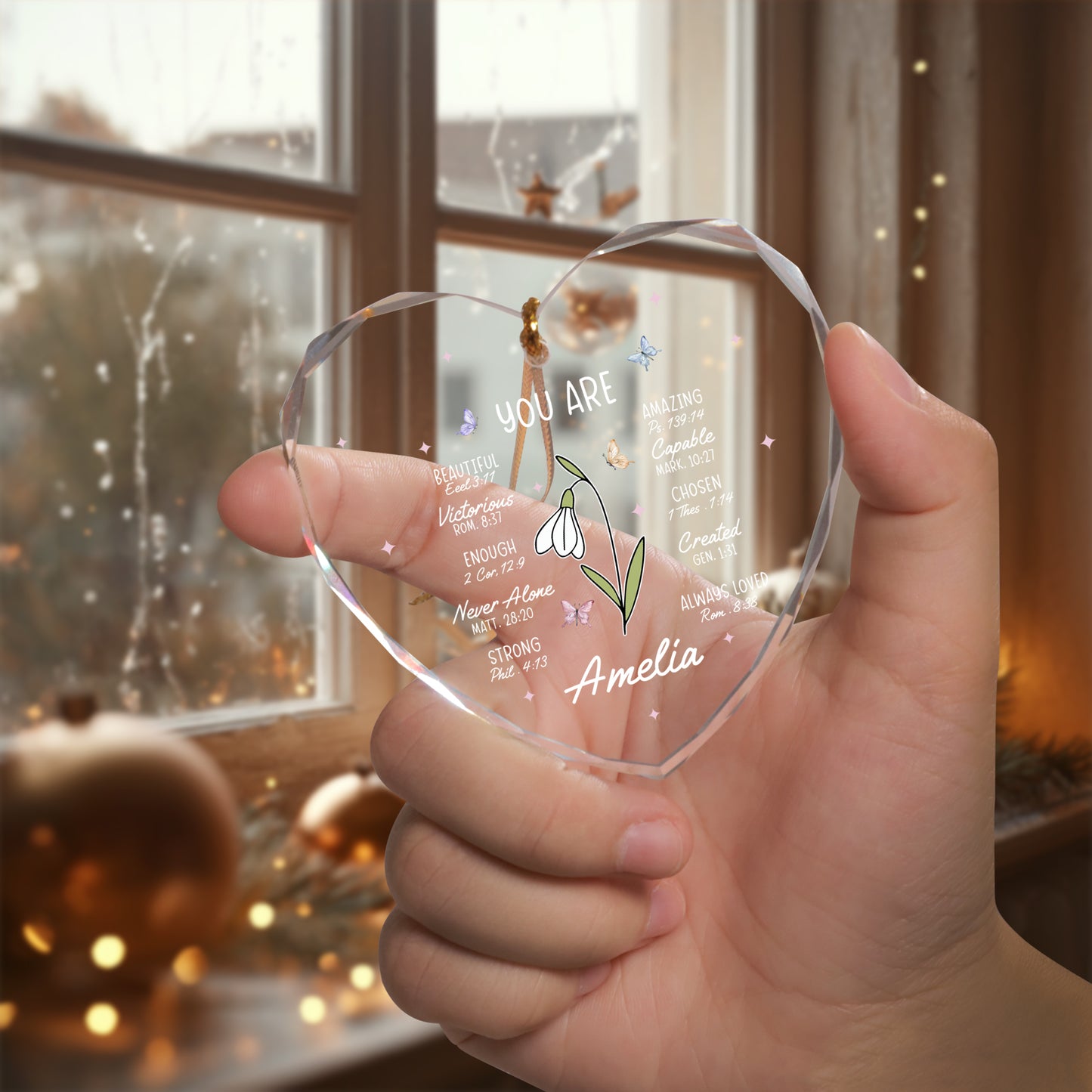 Personalized Christian Ornaments For Women Men Or Loved Ones