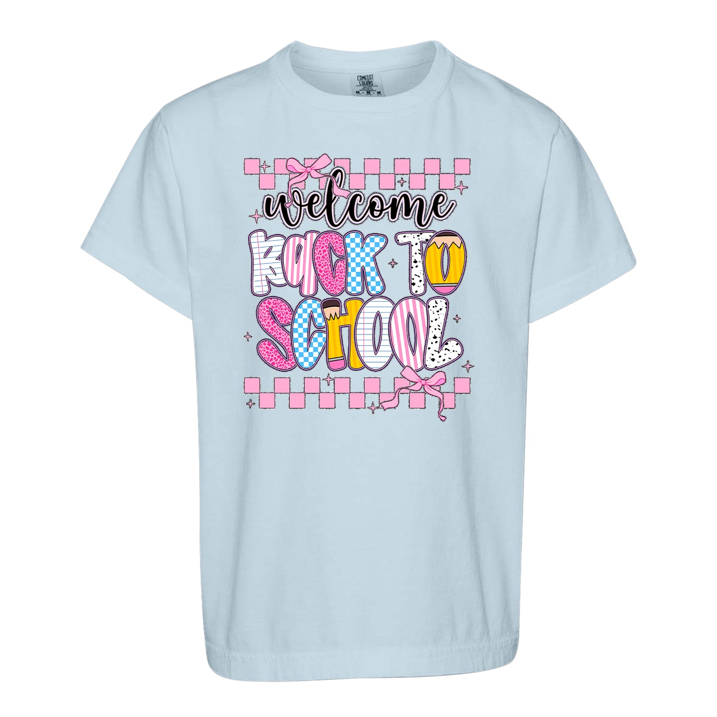 Personalized Welcome Back to School Teacher Student Shirt, Custom Name Back to School T-Shirt, First Day of School Gift Tee