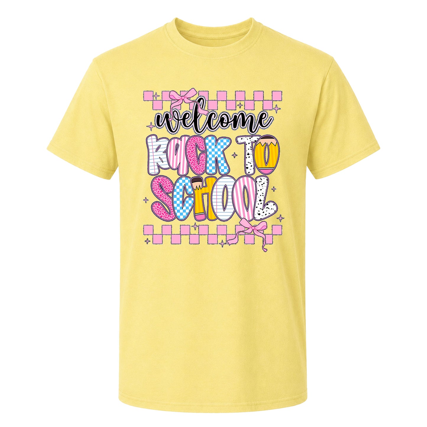Personalized Welcome Back to School Teacher Student Shirt, Custom Name Back to School T-Shirt, First Day of School Gift Tee