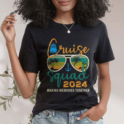 Cruise Squad 2024 Summer Vacation Matching Family Group T-Shirt