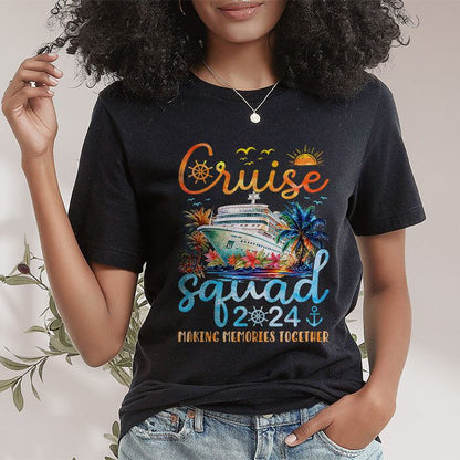 Cruise Squad 2024 Summer Vacation Matching Family Group T-Shirt