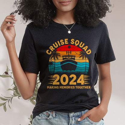 Cruise Squad 2024 Summer Vacation Matching Family Group T-Shirt