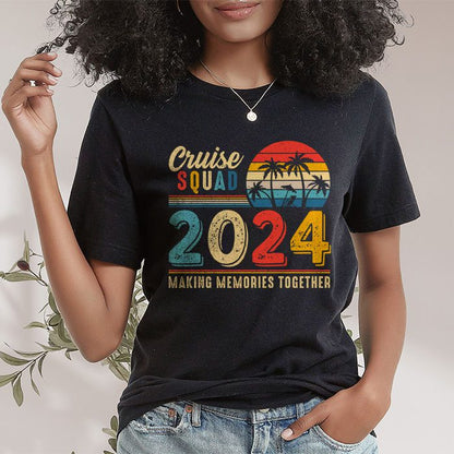 Cruise Squad 2024 Summer Vacation Matching Family Group T-Shirt