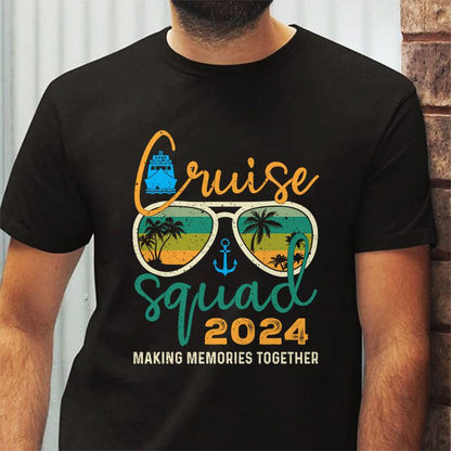 Cruise Squad 2024 Summer Vacation Matching Family Group T-Shirt