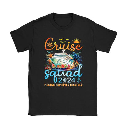Cruise Squad 2024 Summer Vacation Matching Family Group T-Shirt