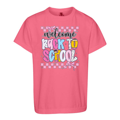 Personalized Welcome Back to School Teacher Student Shirt, Custom Name Back to School T-Shirt, First Day of School Gift Tee