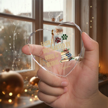 Personalized Book Ornaments For Christmas Tree, Gifts For Dog Lovers