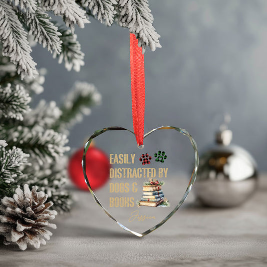 Personalized Book Ornaments For Christmas Tree, Gifts For Dog Lovers