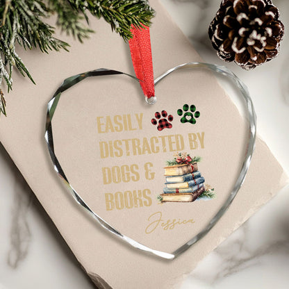 Personalized Book Ornaments For Christmas Tree, Gifts For Dog Lovers