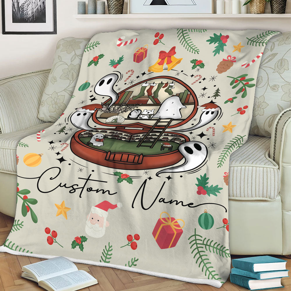 Fleece Christmas Blanket Throw For Reader Family Friends Or Loved Ones