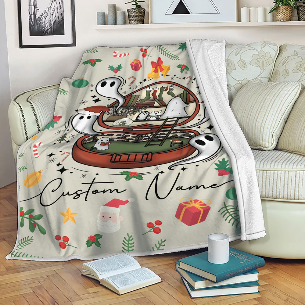 Fleece Christmas Blanket Throw For Reader Family Friends Or Loved Ones