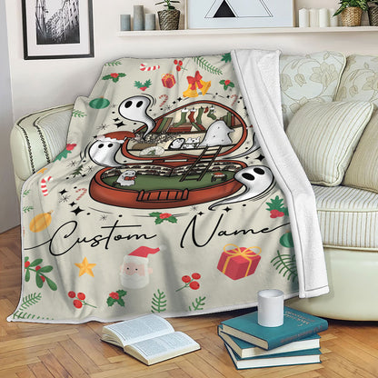 Fleece Christmas Blanket Throw For Reader Family Friends Or Loved Ones