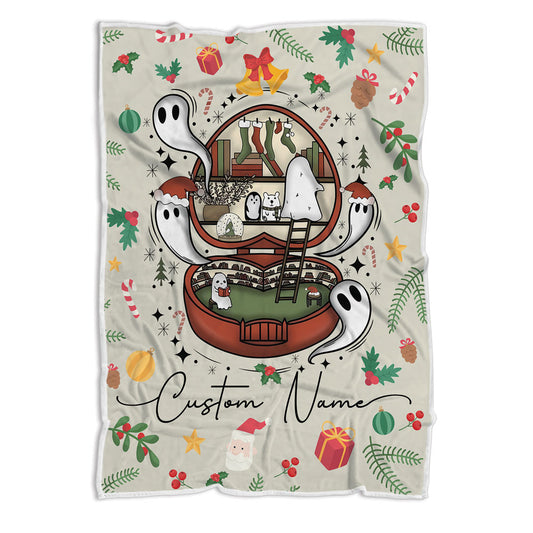 Fleece Christmas Blanket Throw For Reader Family Friends Or Loved Ones