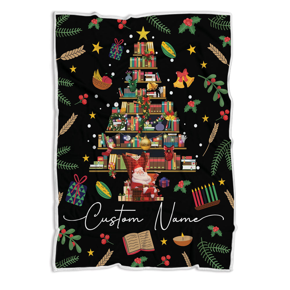 Personalized Reading Fleece Blanket For Book Lovers