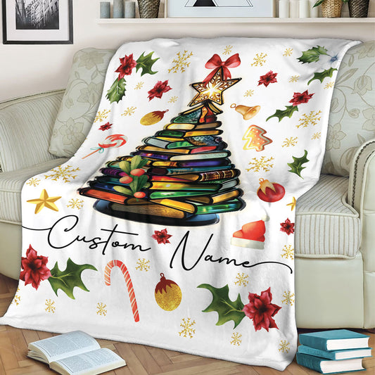 Personalized Reading Fleece Blanket For Book Lovers Or Teacher